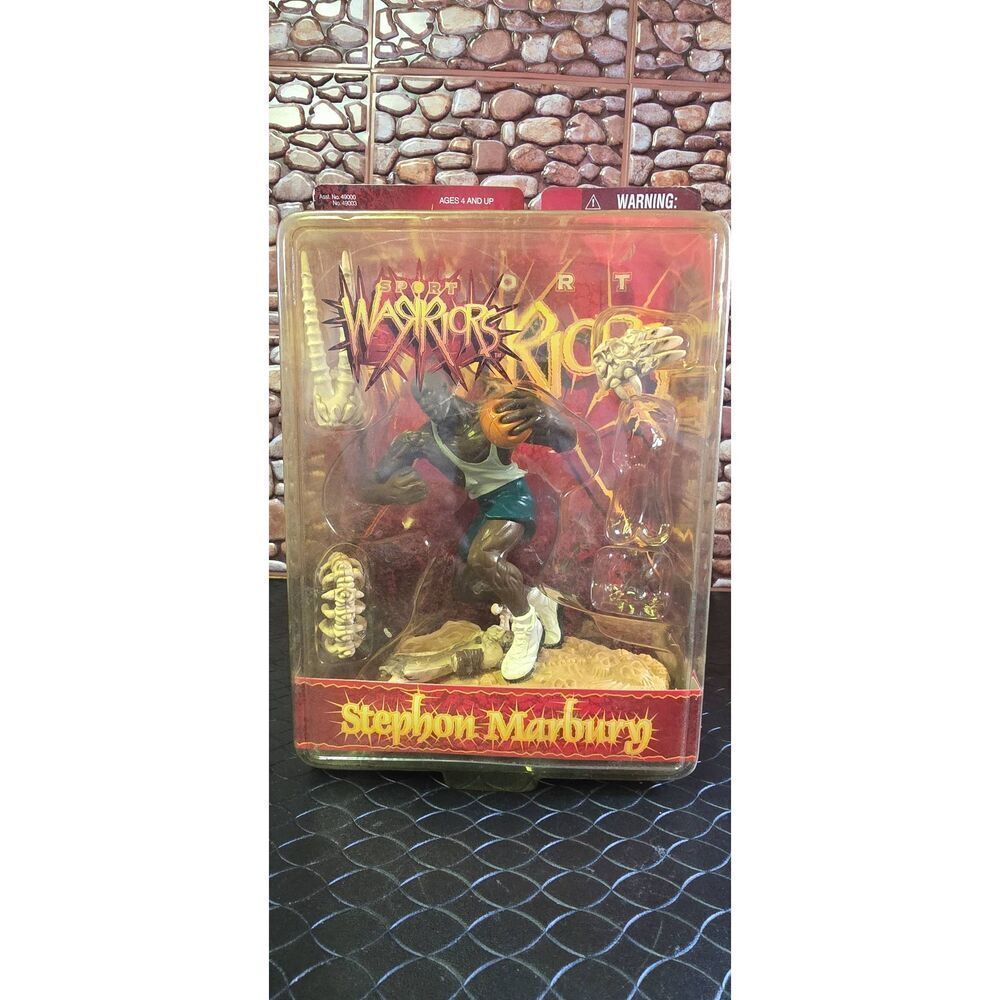 Sport Warriors Action Figure Stephon Marbury 1999 Crazyworks #b16
